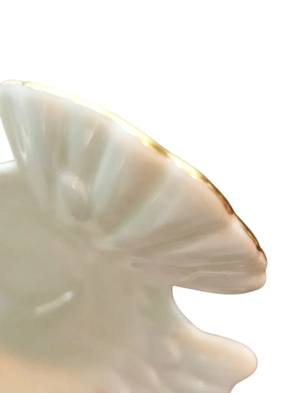 Vintage‎ Lenox Bone China Dove Candy or Trinket Dish 24K Gold Trim